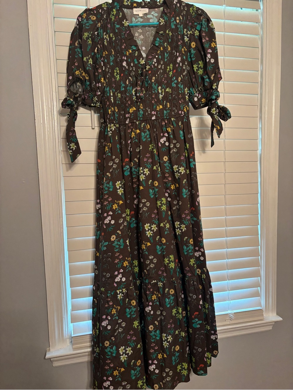 Entro Poppies PinTuck Dress